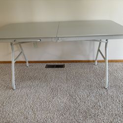 Solid Metal Folding Table