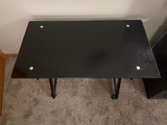 Glass Table Top Desk