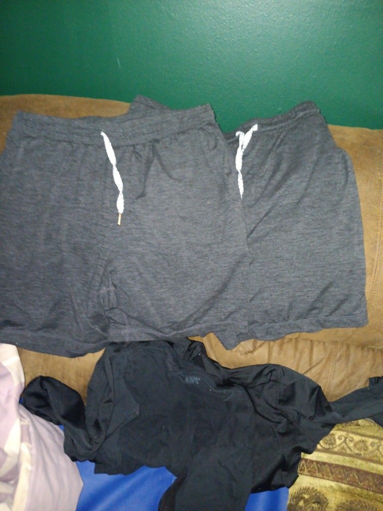 Two Medium Frootof The Loom Shorts. Like New