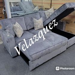 ✅️✅️Convertible Sectional W/ Cup Holder & W/ USB Port✅️