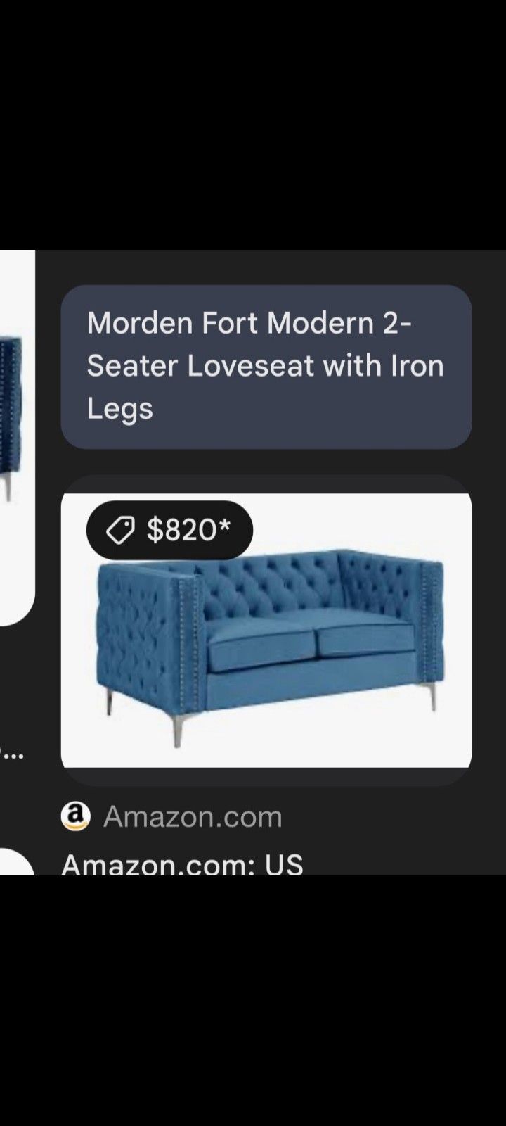 American Signature Furniture Love Seat and Bar Stools Brand New