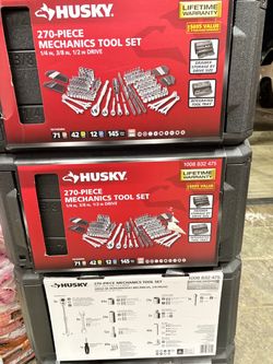 New husky new mechanical tool set 270 pcs $180 each one