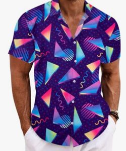Men disco shirt New