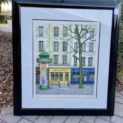 French Lithograph Mozziconacci Artist