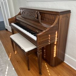 Kimball Artist Console Piano 