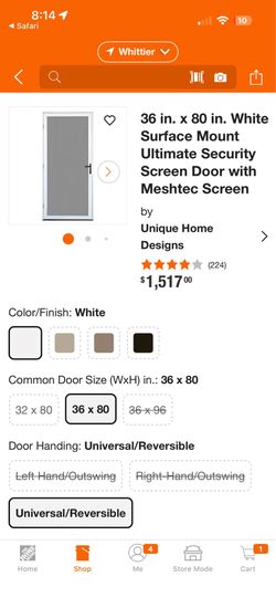 Exterior door