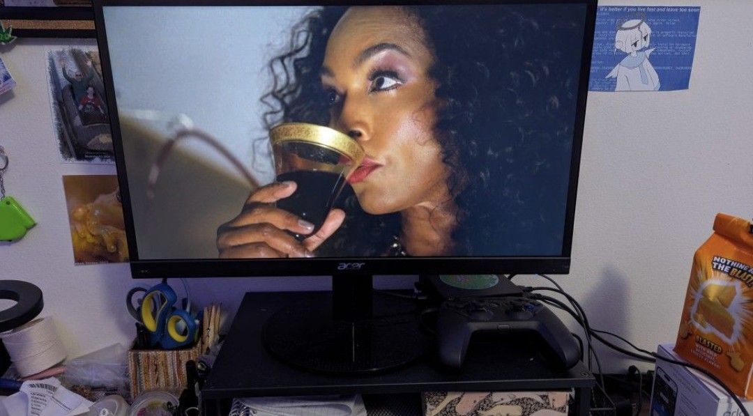 Not Free But Open To Offers- NOT FREE open To Offers LIKE NEW Acer 21.5 Inch Full HD (1920 x 1080) IPS Ultra-Thin Zero Frame Computer Monitor (HDMI &