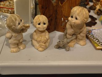 Vintage Quarry Kids Figurines by Second Nature Designes