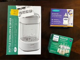 Bottle Sterilizer and Dryer + Bottles