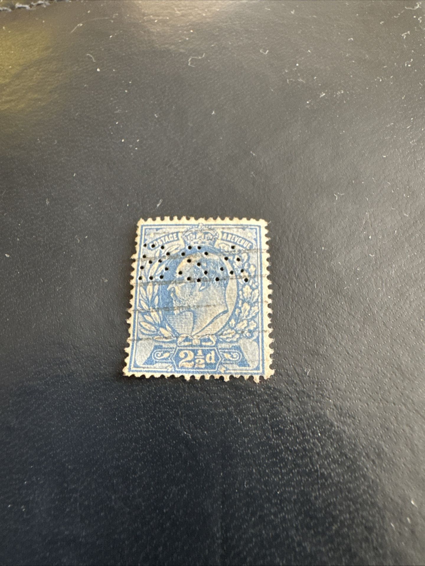 Great Britain Sg 231 Blue Kell 2 1/2 D 1912 Stamp