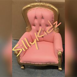 Pink Princess Kids Chair