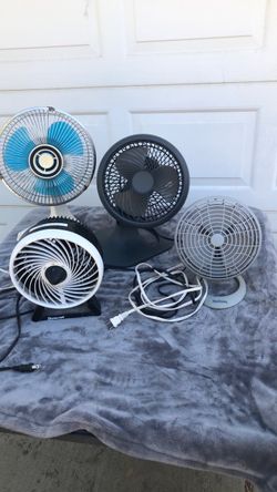 4 electric fans