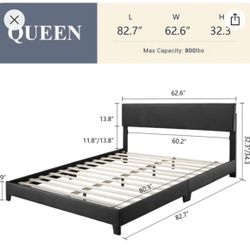 Queen Bed Frame In Box 