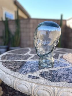 Vintage Glass Mannequin Head