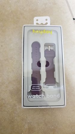 Heyday One Size Fits Most for Fitbit Versa  Silicone Band Purple 130-200mm Wrist