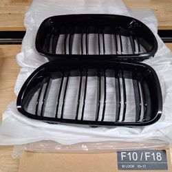 Bmw 5 Series 10-17 F10 Black Kidney Grill