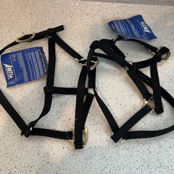 Abetta Weanling Horse Halter (set Of 2) NEW Color Black 