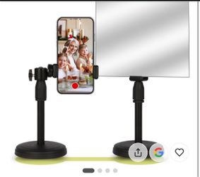 WICBRO Desktop Phone Rear Camera Selfie Stand Set,