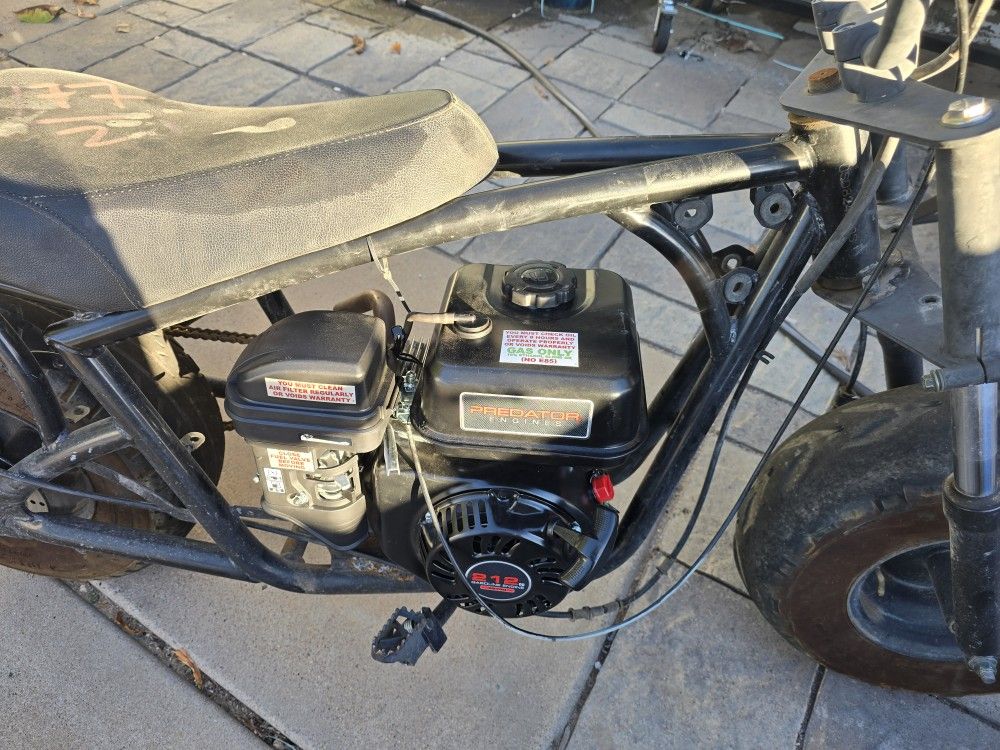 Mini Bike All Parts Assembled  Running 