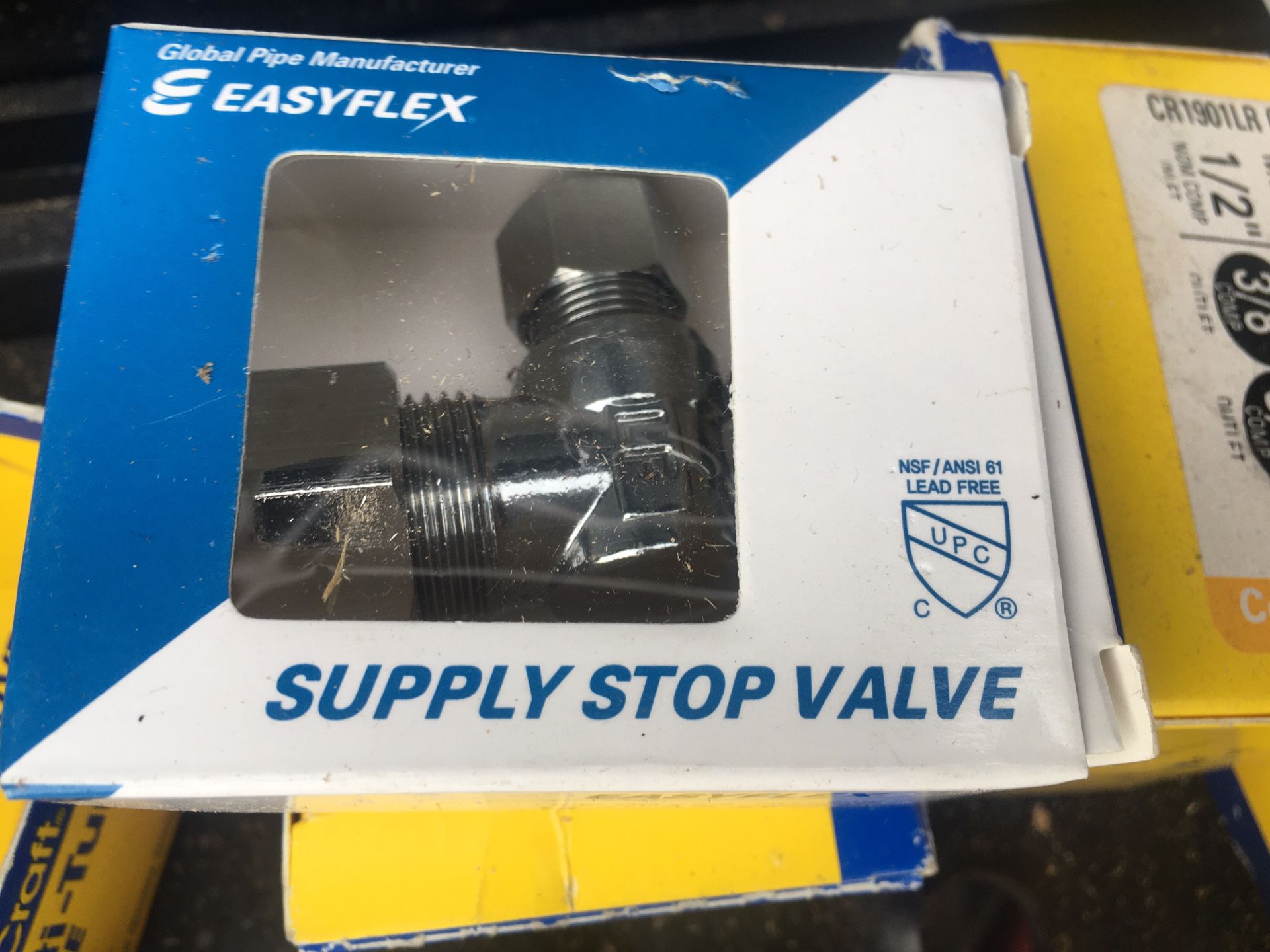BrassCraft x Easyflex Dual Outlet Supply Stop Valves Plumbing Parts