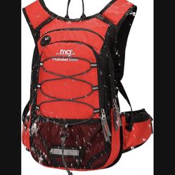 Mubasel Gear Insulated Hydration Backpack Pack with 2L BPA Free Bladder - Keeps Liquid Cool up to 4 Hours – for Running, Hiking, Cycling, Camping New 