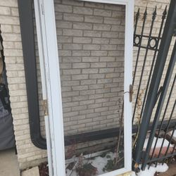 36, Screen Door,white