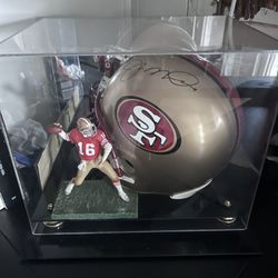 Joe Montana Autographed Helmet 