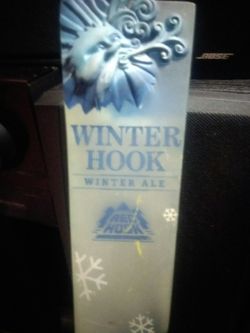 Winter hook beer tap handle