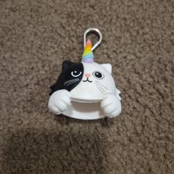 Kitty Sanitizer Holder Key Chain