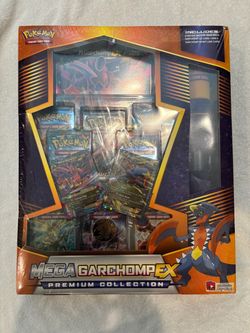 Factory Sealed Mega Garchomp Premium Collection Pokémon Box