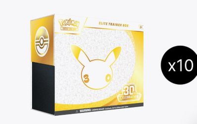30th Anniversary Pokémon  Celebration ETB case
