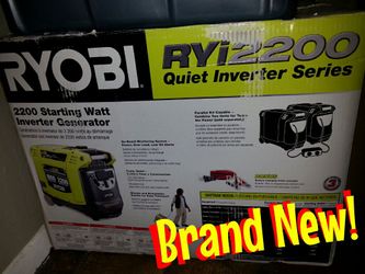 RYOBI 2200 starting Watt inverter Generator.