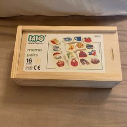 Bajo Wooden Memory Game