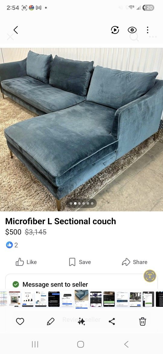L Shaped Sectional