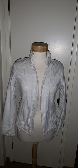 Aeropostale fleece beige jacket coat size small S