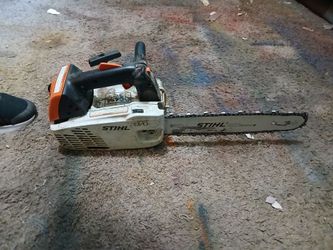 Sthil 193 chainsaw runs on starter fluid