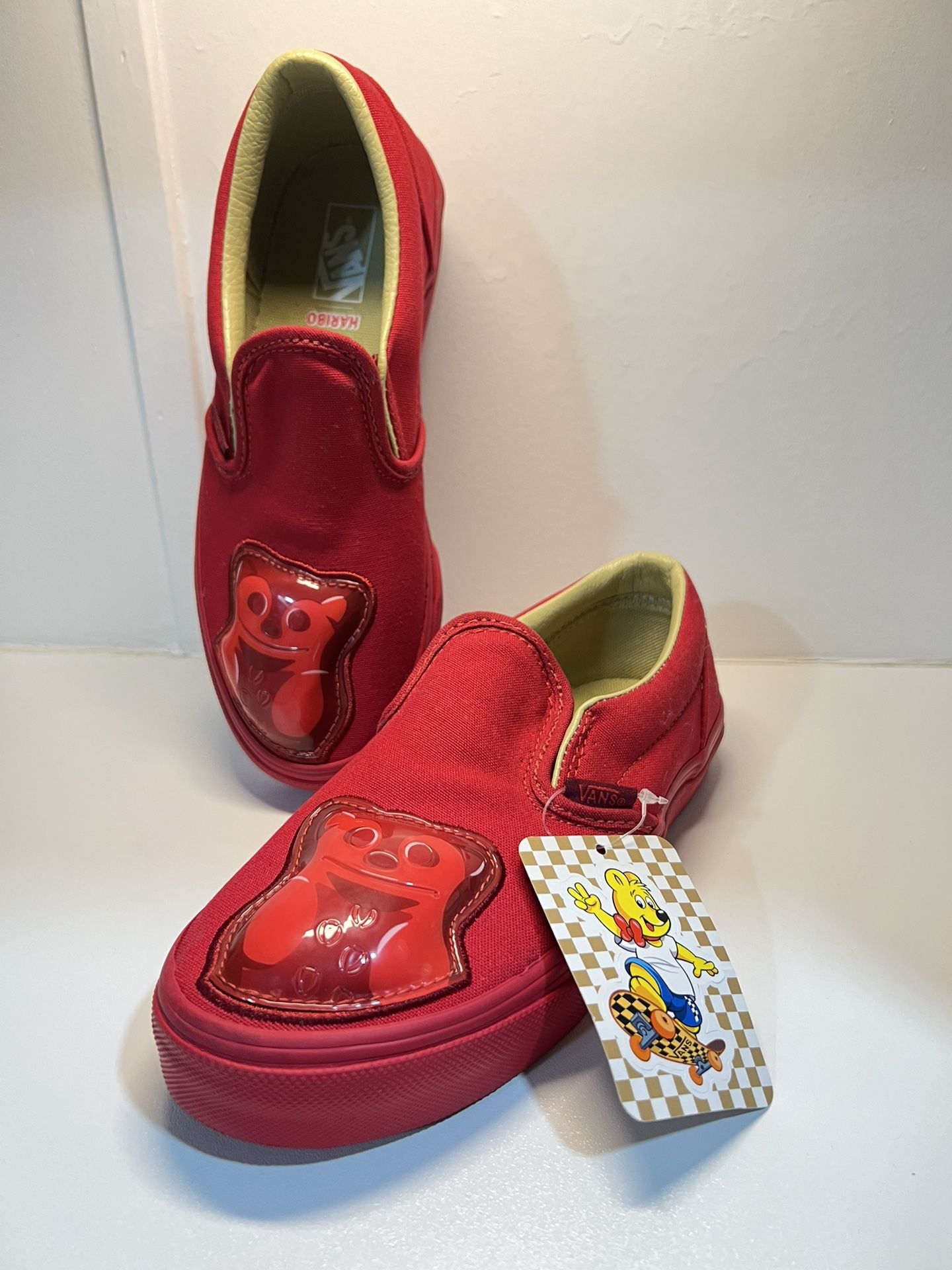 Vans Red Haribo Gummy Bears x Vans Kid Shoes Sizes 3 .0