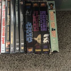 Dvd , Xbox One ,And Vhs