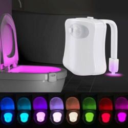 Toilet Night Light, Motion Activated Detection Bathroom Bowl Lights, Unique & Funny