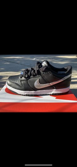 Nike Dunk Low GS Black And Chrome 4.5y