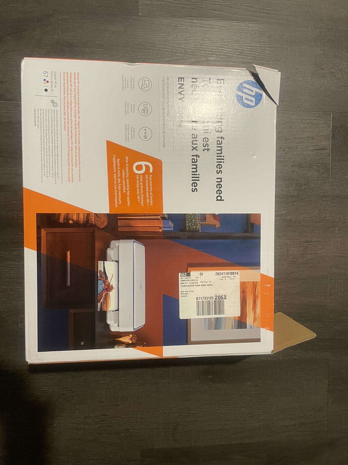 New In Box Ho Color Printer