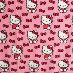 Pink Hello Kitty Blanket 