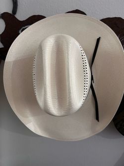 Straw cowboy hat