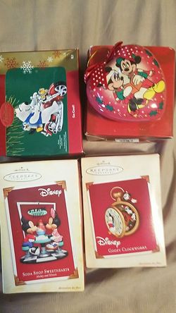 Disney Christmas ornaments