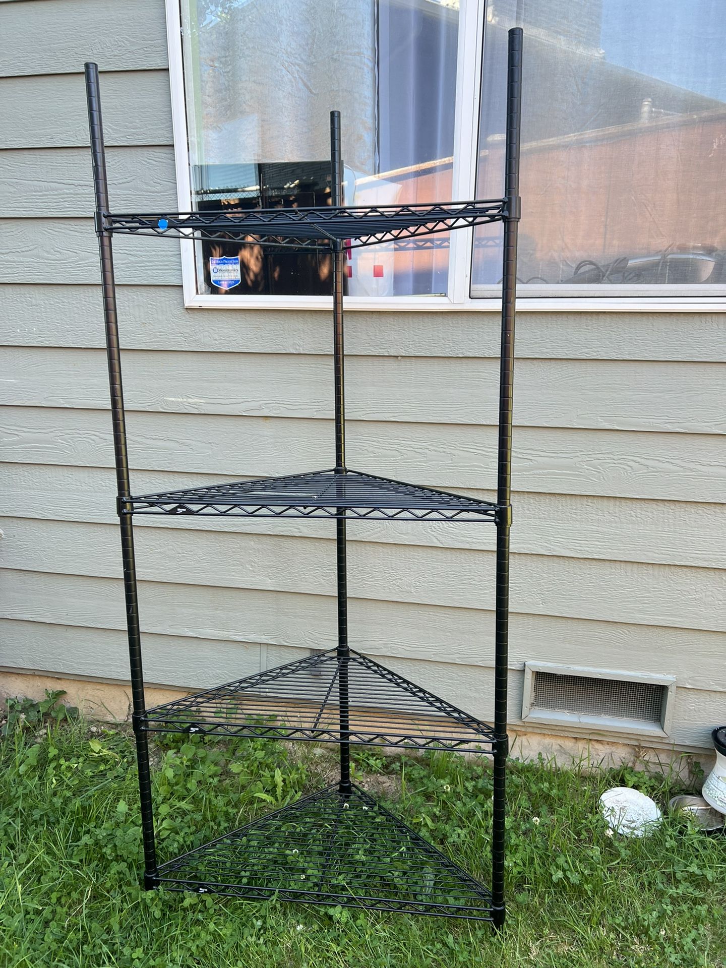 Heavy Duty Corner Garage Shelf