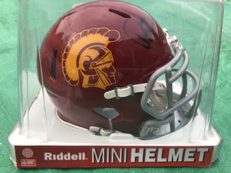 USC Football Mini Helmet Signed