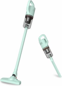 KEROMEE Cordless Vacuum Cleaner, Handheld Stick Mini Lightweight 2-in-1 Vacuum for Pet Hair Hardwood