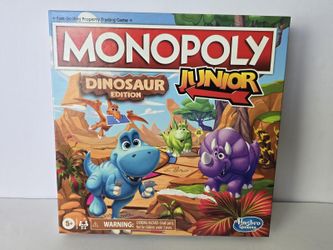Monopoly Junior Dinosaur Edition Board Game