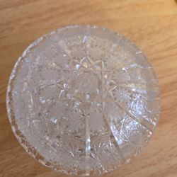 Cut Crystal Glass Bowl or Vase