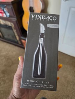 Vinenco Selection Wine Chiller with Aerator and Pourer